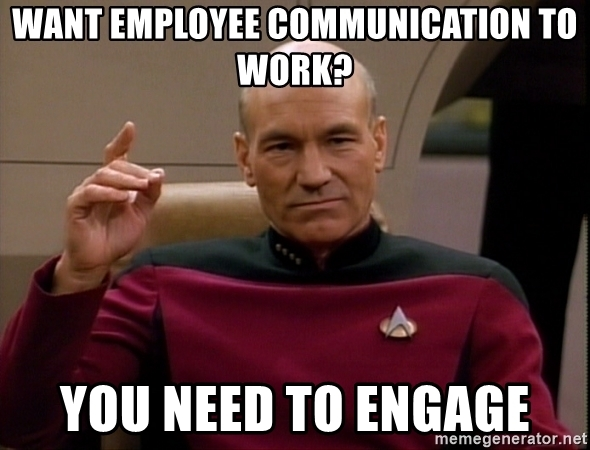 lack of communication engage picard