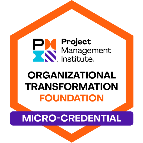 PMI MicroCredential Foundation Badge