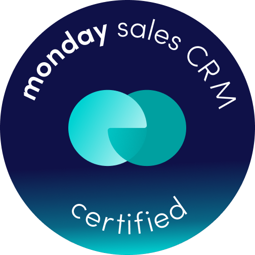 Monday Sales CRM Certified Badge